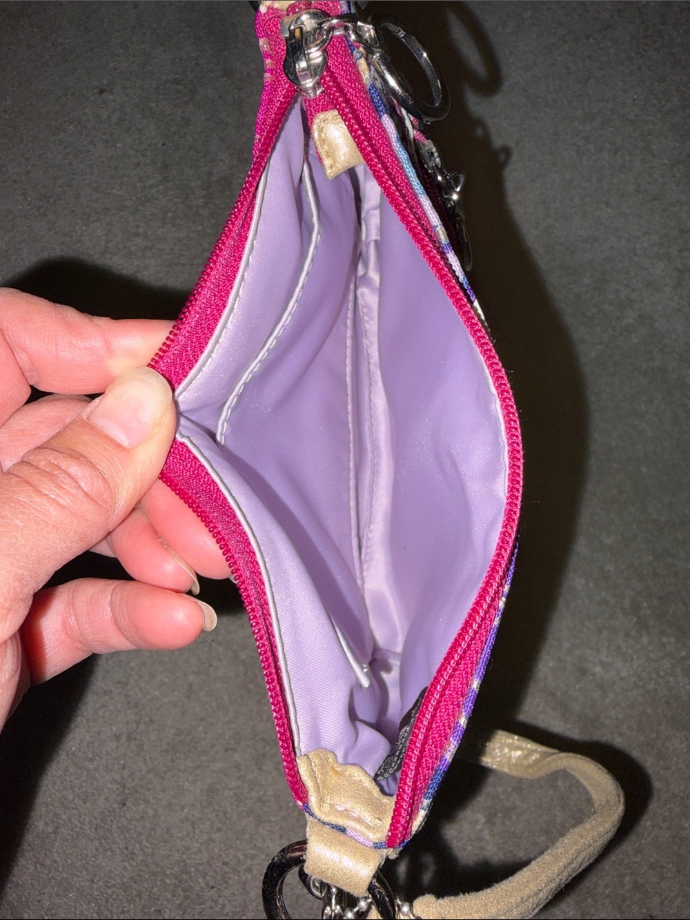 Coach Poppy convertible wristlet/mini bag - Picture 3 of 5